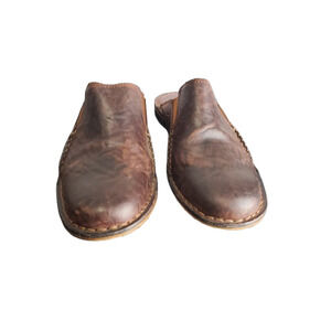 UGG Devaney men's brown leather mules size 10.5